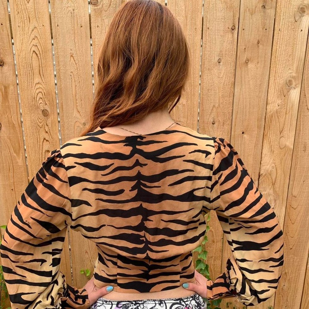 Realisation Par animal print Kaia Blouse
